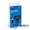 Adapter USB-C 3.1 Gen 1 (M) - SATA (F) do dysków 2.5 cala, AK-69