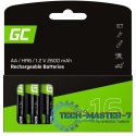 Akumulatorki paluszki AA R6 2600mAh 16 sztuk