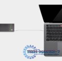 Kabel PowerStream USB-C do USB-C 2m, PD 60W, QC 3.0, biały
