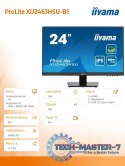 Monitor 24 cale XU2463HSU-B1 IPS,100HZ,ECO,3ms,SLIM,HDMI,DP,2x USB3.2 ,TCO,EPEAT