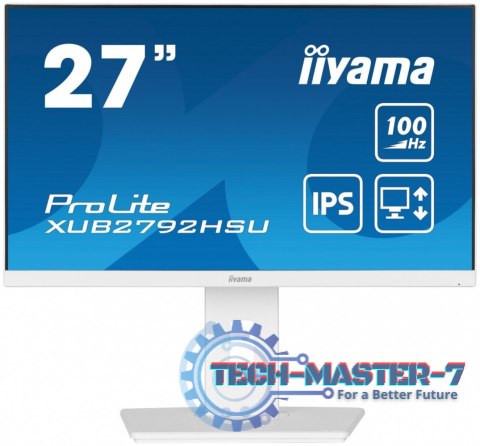 Monitor 27 cali ProLite XUB2792HSU-W6 IPS,HDMI,DP,100Hz,SLIM,4xUSB3.2,PIVOT, HAS(150mm),2x2W Monitor 27 cali ProLite XUB2792HSU-W6 IPS,HDMI,DP,100Hz,SLIM,4xUSB3.2,PIVOT, HAS(150mm),2x2W