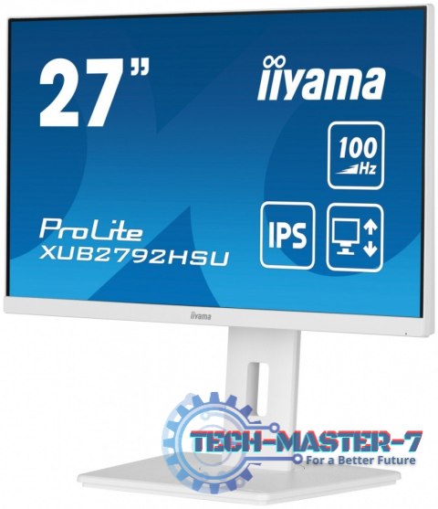 Monitor 27 cali ProLite XUB2792HSU-W6 IPS,HDMI,DP,100Hz,SLIM,4xUSB3.2,PIVOT, HAS(150mm),2x2W Monitor 27 cali ProLite XUB2792HSU-W6 IPS,HDMI,DP,100Hz,SLIM,4xUSB3.2,PIVOT, HAS(150mm),2x2W