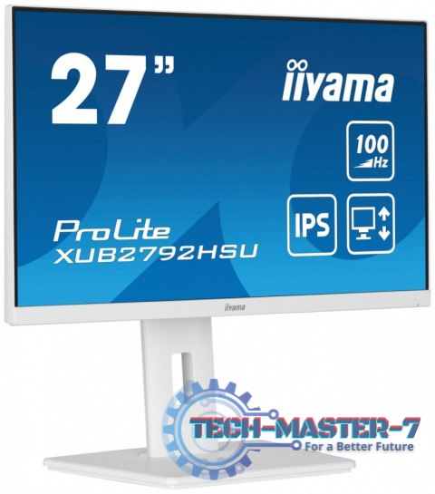 Monitor 27 cali ProLite XUB2792HSU-W6 IPS,HDMI,DP,100Hz,SLIM,4xUSB3.2,PIVOT, HAS(150mm),2x2W Monitor 27 cali ProLite XUB2792HSU-W6 IPS,HDMI,DP,100Hz,SLIM,4xUSB3.2,PIVOT, HAS(150mm),2x2W