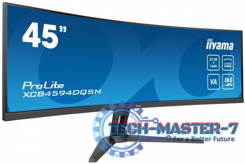 Monitor 44.5 cala XCB4594DQSN-B1 VA,DQHD,165HZ,USB-C-DOCK,RJ45,32:9,1500R,450cd/m2,3000:1,0.8ms,3xUSB,2xHDMI,1xDP,2x3W,PowerDeli Monitor 44.5 cala XCB4594DQSN-B1 VA,DQHD,165HZ,USB-C-DOCK,RJ45,32:9,1500R,450cd/m2,3000:1,0.8ms,3xUSB,2xHDMI,1xDP,2x3W,PowerDeli