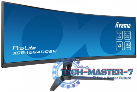 Monitor 44.5 cala XCB4594DQSN-B1 VA,DQHD,165HZ,USB-C-DOCK,RJ45,32:9,1500R,450cd/m2,3000:1,0.8ms,3xUSB,2xHDMI,1xDP,2x3W,PowerDeli Monitor 44.5 cala XCB4594DQSN-B1 VA,DQHD,165HZ,USB-C-DOCK,RJ45,32:9,1500R,450cd/m2,3000:1,0.8ms,3xUSB,2xHDMI,1xDP,2x3W,PowerDeli