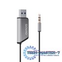 Transmiter Adapter AUX z bluetooth 5.3, funkcja zestawu głośnomówiącego, TR-16