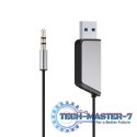 Transmiter Adapter AUX z bluetooth 5.3, funkcja zestawu głośnomówiącego, TR-16