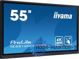 Monitor interaktywny 55 cali TE5512MIS-B3AG INFRARED,40pkt,IPS,4K,7H,WiFi,VGA,HDMI, USB-c,Wifi,Bluetooth,metal,8ms