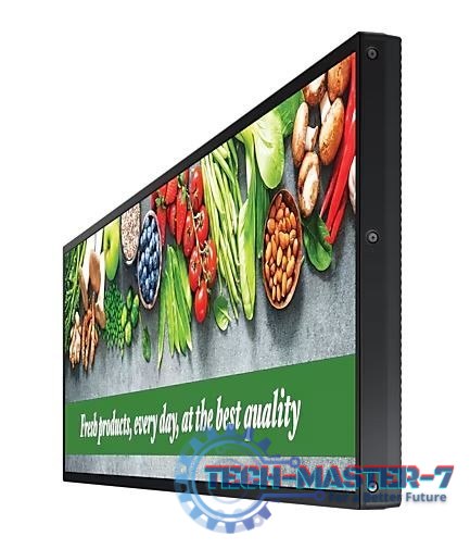 Monitor profesjonalny SH37C 37 cali 16:4,5 Matowy 24h/7 700(cd/m2) 1920x540 S10 Player (Tizen 7, VXT Ready) Wi-Fi/BT 3 lata d2d Monitor profesjonalny SH37C 37 cali 16:4,5 Matowy 24h/7 700(cd/m2) 1920x540 S10 Player (Tizen 7, VXT Ready) Wi-Fi/BT 3 lata d2d
