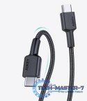 CB-CD45 nylonowy kabel USB C - USB C | 0,9m | 3A | 60W PD | 20V