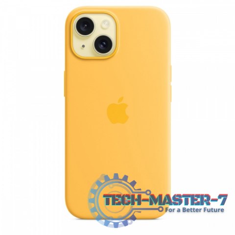Etui silikonowe z MagSafe do iPhonea 15 - sunshine Etui silikonowe z MagSafe do iPhonea 15 - sunshine