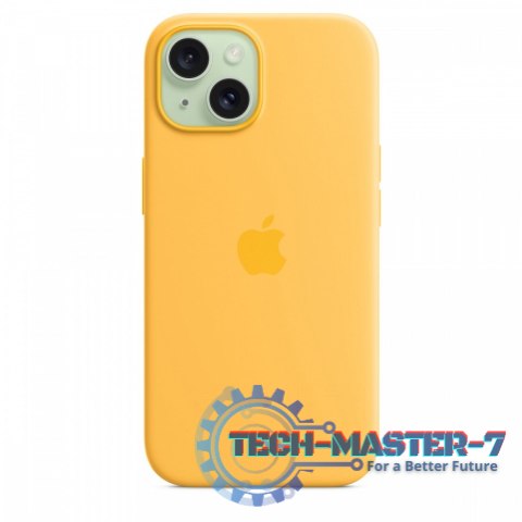 Etui silikonowe z MagSafe do iPhonea 15 - sunshine Etui silikonowe z MagSafe do iPhonea 15 - sunshine
