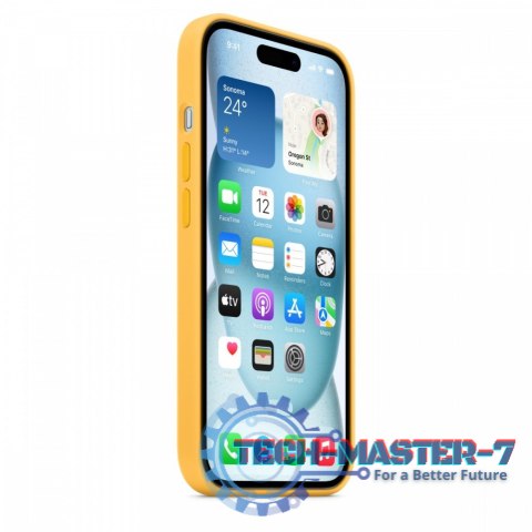 Etui silikonowe z MagSafe do iPhonea 15 - sunshine Etui silikonowe z MagSafe do iPhonea 15 - sunshine