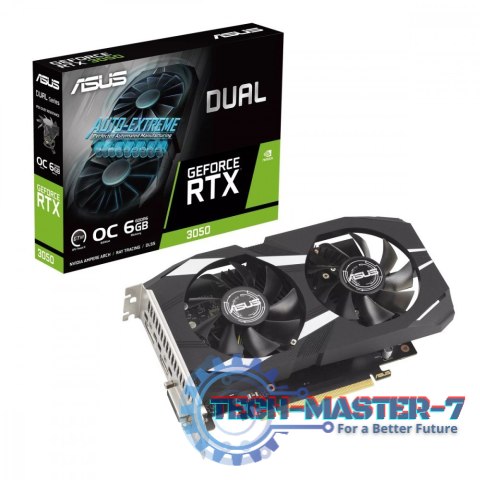 Karta graficzna GeForce RTX 3050 DUAL OC 6GB GDDR6 96bit DP/HDMI