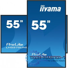 Monitor 54.6 cali ProLite LH5575UHS-B1AG 24/7,IPS,ANDROID.11,4K,500cd/m2,WiFi,3xHDMI,DP,Daisy/Chain,2xUSB,2x10W,RJ45,iiSignage2,