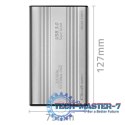 Obudowa | kieszeń do dysków HDD SSD 2.5" SATA3 | USB 3.0 | Srebrna