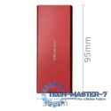 Obudowa | kieszeń na dysk M.2 SSD | SATA | NGFF | USB 3.0 | Superspeed 5Gb/s | 2TB | Czerwona