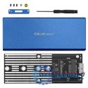 Obudowa | kieszeń na dysk M.2 SSD | SATA | NGFF | USB 3.0 | Superspeed 5Gb/s | 2TB | Niebieska
