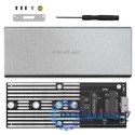 Obudowa | kieszeń na dysk M.2 SSD | SATA | NGFF | USB 3.0 | Superspeed 5Gb/s | 2TB | Srebrna