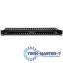Organizer kabli do szaf RACK 19" | 24 porty | 1U