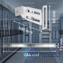 Uchwyt na szynę DIN35 do szaf RACK 19"