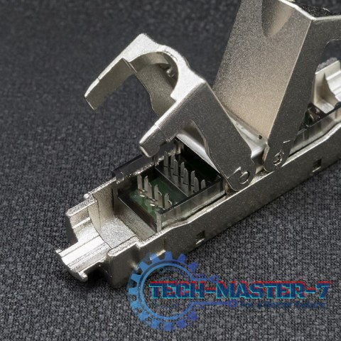 Wtyk RJ45 beznarzędziowy STP | CAT6 | JACK PIN | T568B | T568A Wtyk RJ45 beznarzędziowy STP | CAT6 | JACK PIN | T568B | T568A