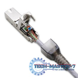 Wtyk RJ45 beznarzędziowy STP | CAT6A | JACK PIN | T568B | T568A
