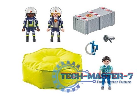 Zestaw figurek Action Heroes 71465 Strażacy z poduszką powietrzną Zestaw figurek Action Heroes 71465 Strażacy z poduszką powietrzną