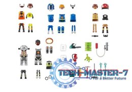 Zestaw figurek Action Heroes 71468 My Figures: Straż pożarna