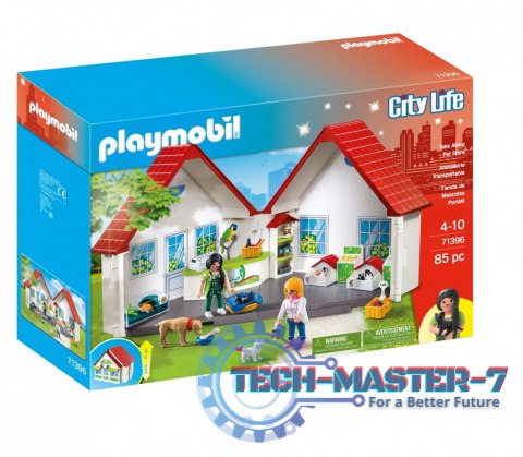 Zestaw z figurkami City Life 71396 Przenośny sklep zoologiczny Zestaw z figurkami City Life 71396 Przenośny sklep zoologiczny