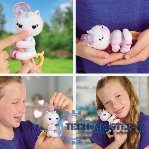 Figurka interaktywna Fingerlings Małpka Niebieska Leo Figurka interaktywna Fingerlings Małpka Niebieska Leo