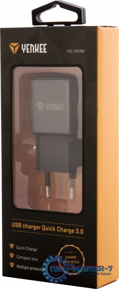 Ładowarka sieciowa USB C 18W 3A Quick Charge 3.0 Ładowarka sieciowa USB C 18W 3A Quick Charge 3.0
