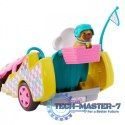 Lalka Barbie Stacie i pojazd filmowy Gokart