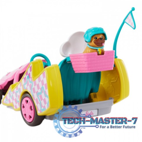 Lalka Barbie Stacie i pojazd filmowy Gokart Lalka Barbie Stacie i pojazd filmowy Gokart