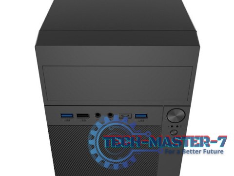 Obudowa Helix USB-C MATX Mini Tower Czarna Obudowa Helix USB-C MATX Mini Tower Czarna