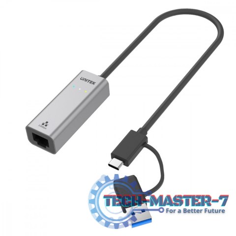 Adapter USB-A/C 3.1 GEN1 RJ45; 2,5 Gbps; U1313C Adapter USB-A/C 3.1 GEN1 RJ45; 2,5 Gbps; U1313C