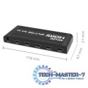Aktywny rozdzielacz Splitter 4 x HDMI 4K x 2K | 3.4Gb/s