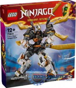 Klocki Ninjago 71821 Tytanowy smok-mech Cole'a