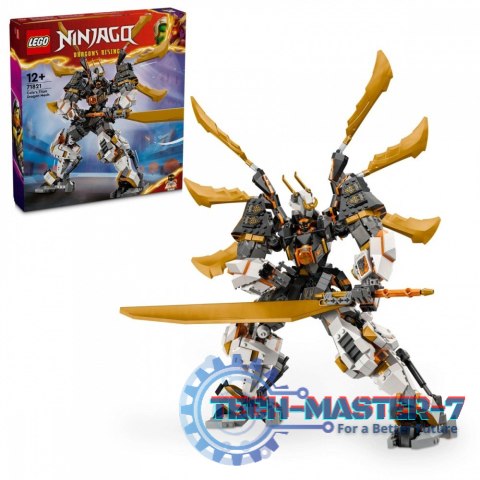 Klocki Ninjago 71821 Tytanowy smok-mech Cole'a Klocki Ninjago 71821 Tytanowy smok-mech Cole'a