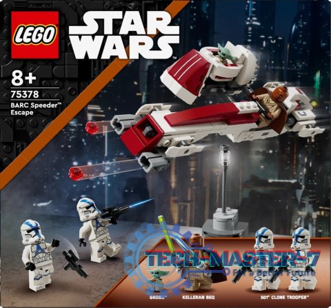 Klocki Star Wars 75378 Ucieczka na śmigaczu BARC Klocki Star Wars 75378 Ucieczka na śmigaczu BARC