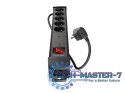 Listwa zasilająca 1,5m 5x230V SP1-05E-0150-BK