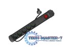 Listwa zasilająca 1,5m 5x230V SP1-05E-0150-BK