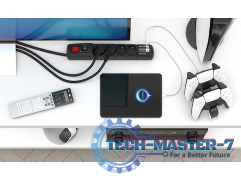 Listwa zasilająca F4 USB A+C 5M 4X 230V PD3.0 QC Czarna Listwa zasilająca F4 USB A+C 5M 4X 230V PD3.0 QC Czarna