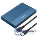 Obudowa | Kieszeń na dysk SSD HDD 2.5" | SATA | USB 3.0 | Super speed 5Gb/s | 2TB | Niebieskia