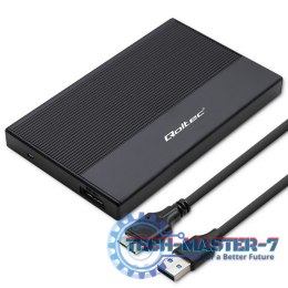 Obudowa | Kieszeń na dysk SSD HDD 2.5 cala | SATA | USB 3.0 | Super speed 5Gb/s | 2TB | Czarna