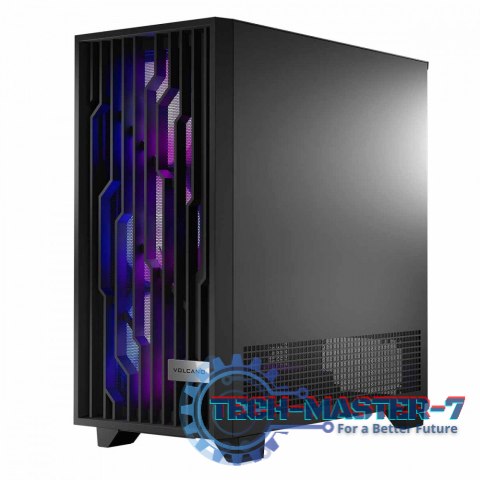 Obudowa komputerowa Volcano Perun Apex ARGB Midi czarna Obudowa komputerowa Volcano Perun Apex ARGB Midi czarna
