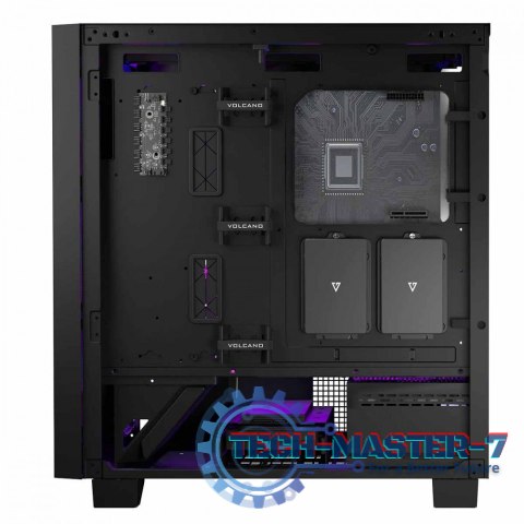 Obudowa komputerowa Volcano Perun Apex ARGB Midi czarna Obudowa komputerowa Volcano Perun Apex ARGB Midi czarna