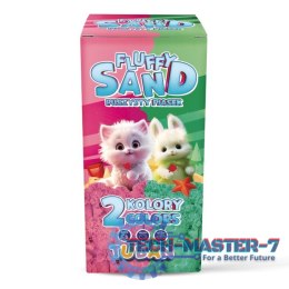 Piasek Fluffy - Zestaw różowy i zielony