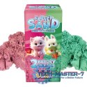 Piasek Fluffy - Zestaw różowy i zielony