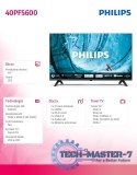 Telewizor LED 40 cali 40PFS6009/12